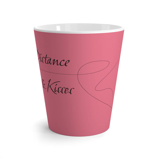 Long Distance Pink Lovers Latte Mug (L)